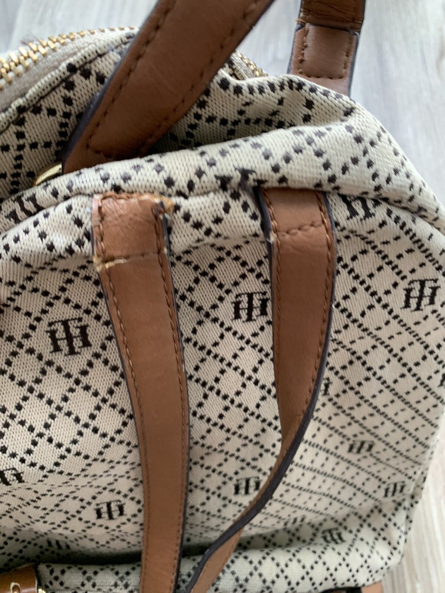 Tommy Hilfiger Tan TH Monogram Mini Backpack Tommy Hilfiger | Bags | Tommy Hilfiger Mini Backpack | Poshmark main image 4