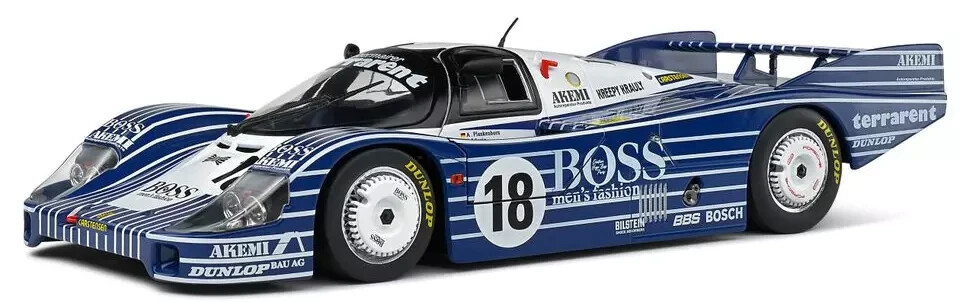 Porsche 956 LH Solido 1805507 miniature 1/18 du Mans 1984 pour collectionneur de voiture de course
