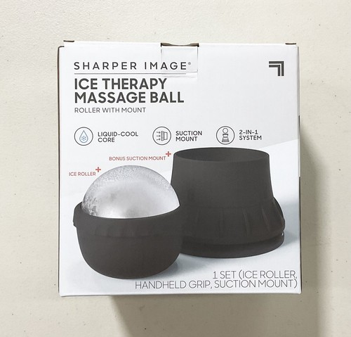 Sharper Image Ice Therapy Massage Ball Roller with Wall Mount - Picture 2 of 4
