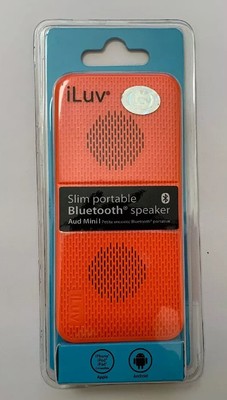 iluv slim portable bluetooth speaker