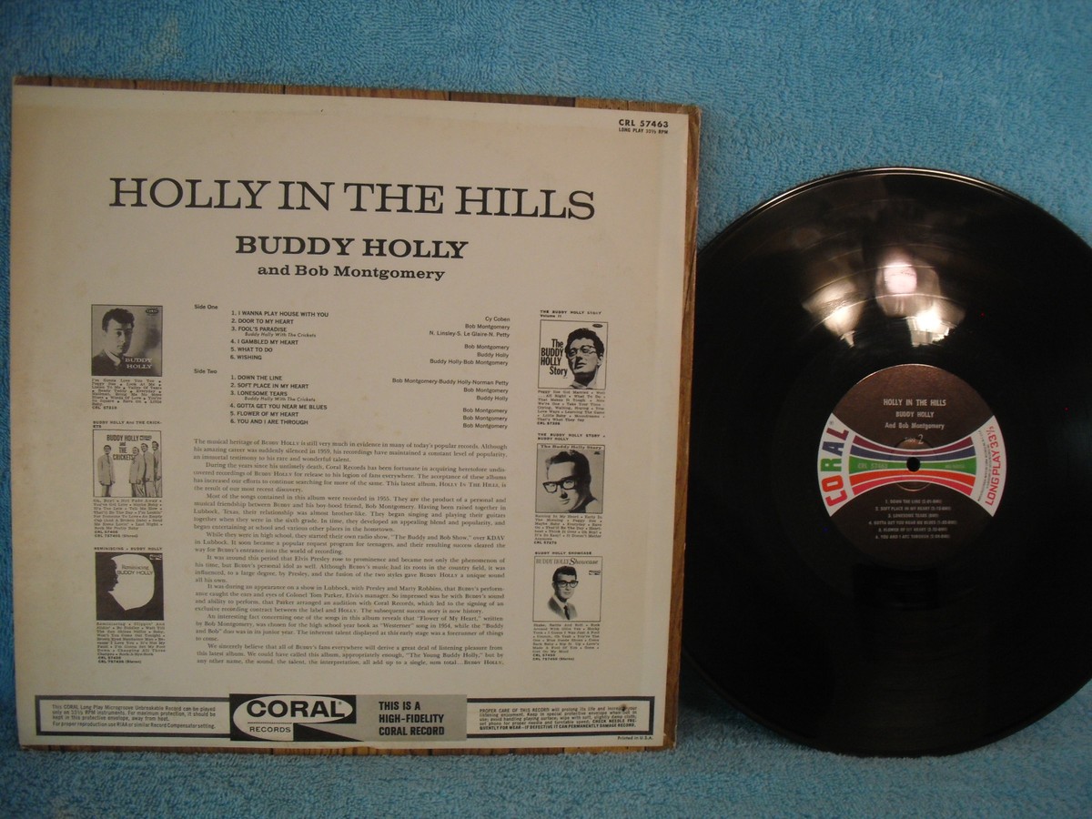 sishuu25様 Buddy Holly & Bob Montgomery, Holly In the Hills, Coral Records
