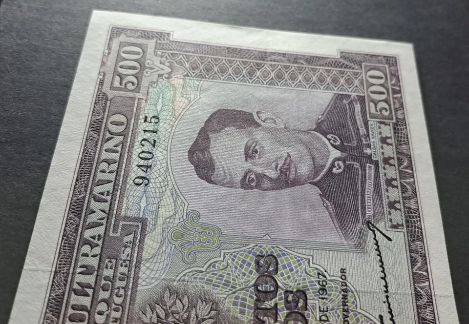 Portugal Mozambique 500 Escudos 1967 P.110a (NO OVERPRINT) ALMOST UNCIRCULATED - Image 4 of 4