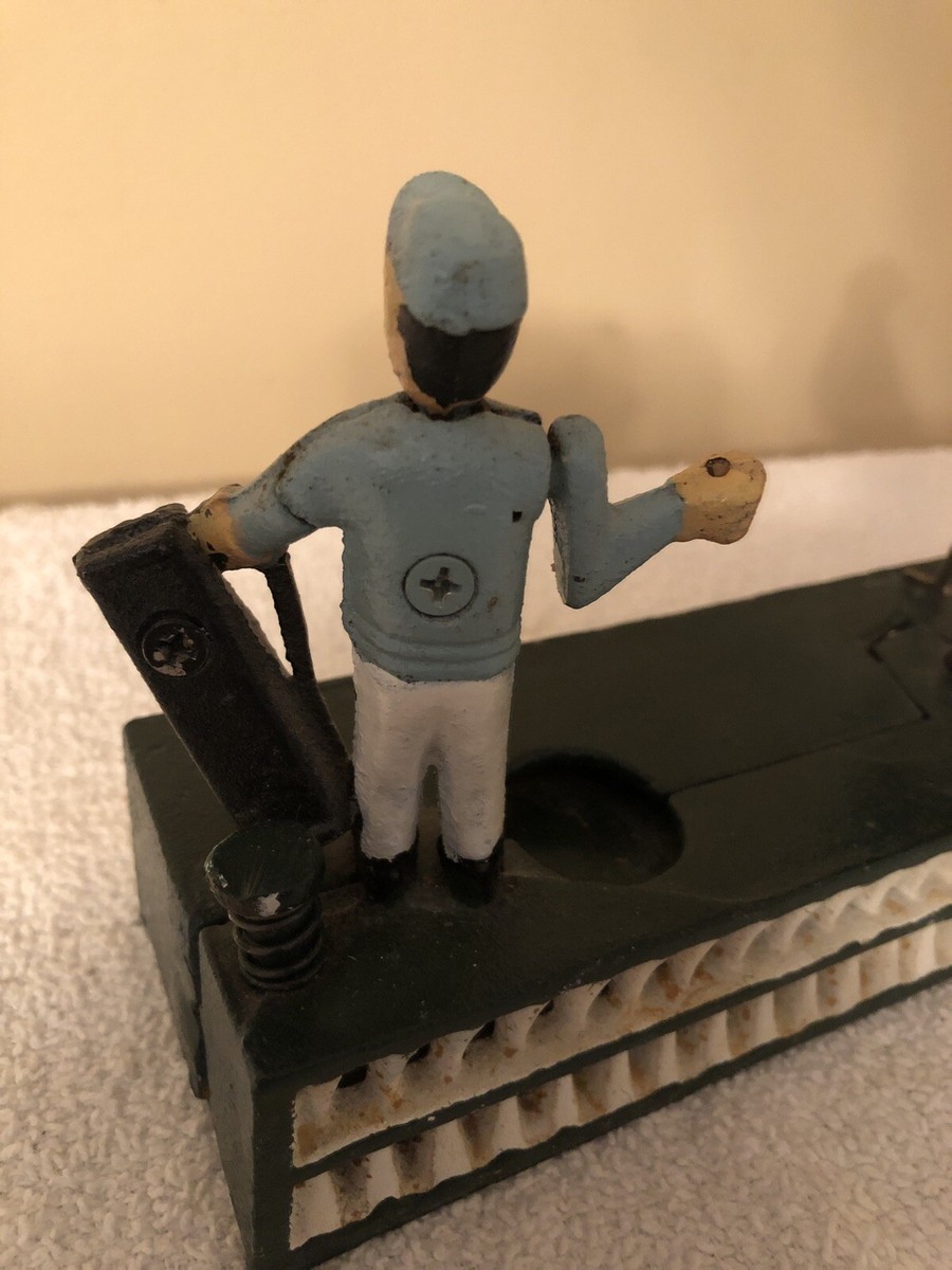 Cast Iron Birdie Putt Golfers Bank Missing Flag | eBay