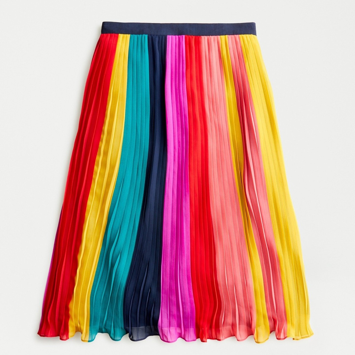 NWT Sunburst Pleated Skirt in Rainbow Size (mislabeled as