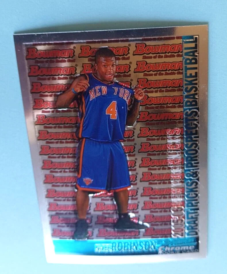 2005-06 BOWMAN CHROME NATE ROBINSON #124 RC ROOKIE NEW YORK KNICKS - Image 2 of 4