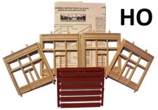 HO- 4 Street Level Walls w/20th Century Entry "Modular System" DPM-30161