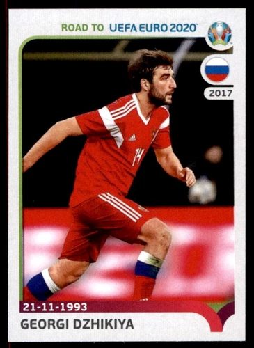 Panini Road to Euro 2020 - Georgi Dzhikiya Russia No. 276