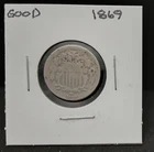 1869-P Shield Nickel — photo from another recent sale