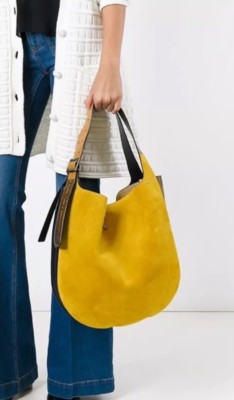 Jimmy Choo ''Mardy'' Suede Shoulder Bag