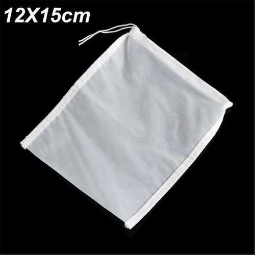 4x Micron Reusable Nylon Fine Mesh Food Strainer Filter Bag for Nut Milk Coffee - Picture 7 of 18