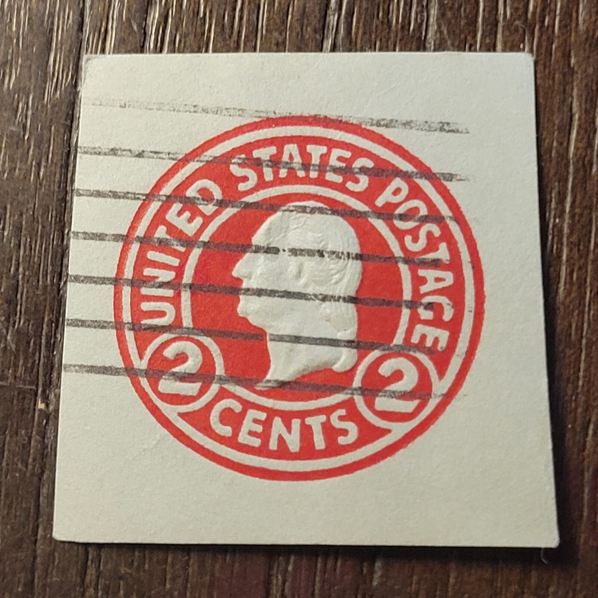 USPS Scott #U431 Washington 2 Cent Round Embossed Postal Envelope