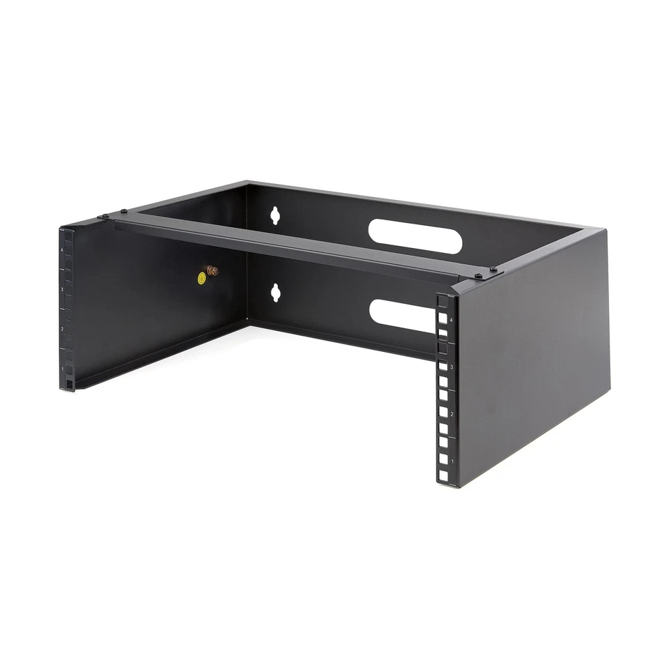 StarTech.com 4U Wall Mount Network Rack & 1U Server Rack Shelf & 8 Outlet Hor... - Image 2 of 4