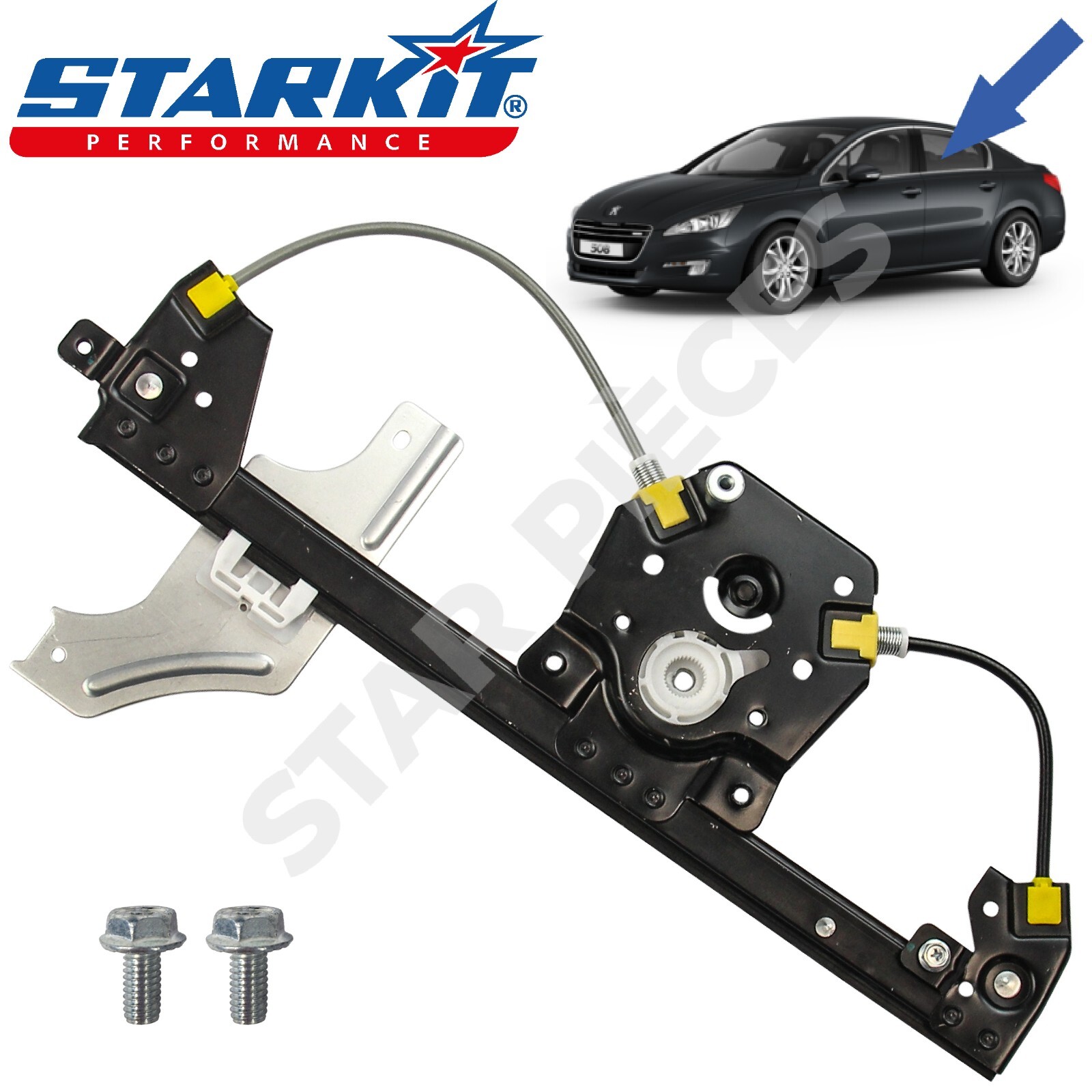 Mécanisme lève-vitre arrière gauche 9223H5 pour lève-vitre électrique Peugeot 508 berline