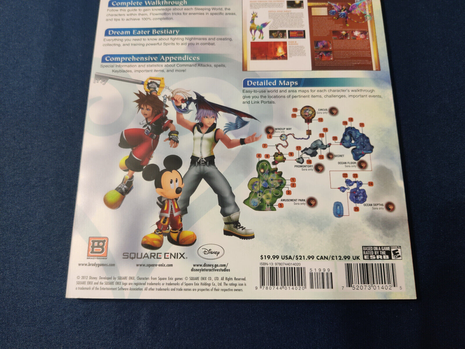 GUIDE KINGDOM HEARTS 3D DREAM DROP DISTANCE - ENGLISH - Square Enix EUR 59,99 - FR