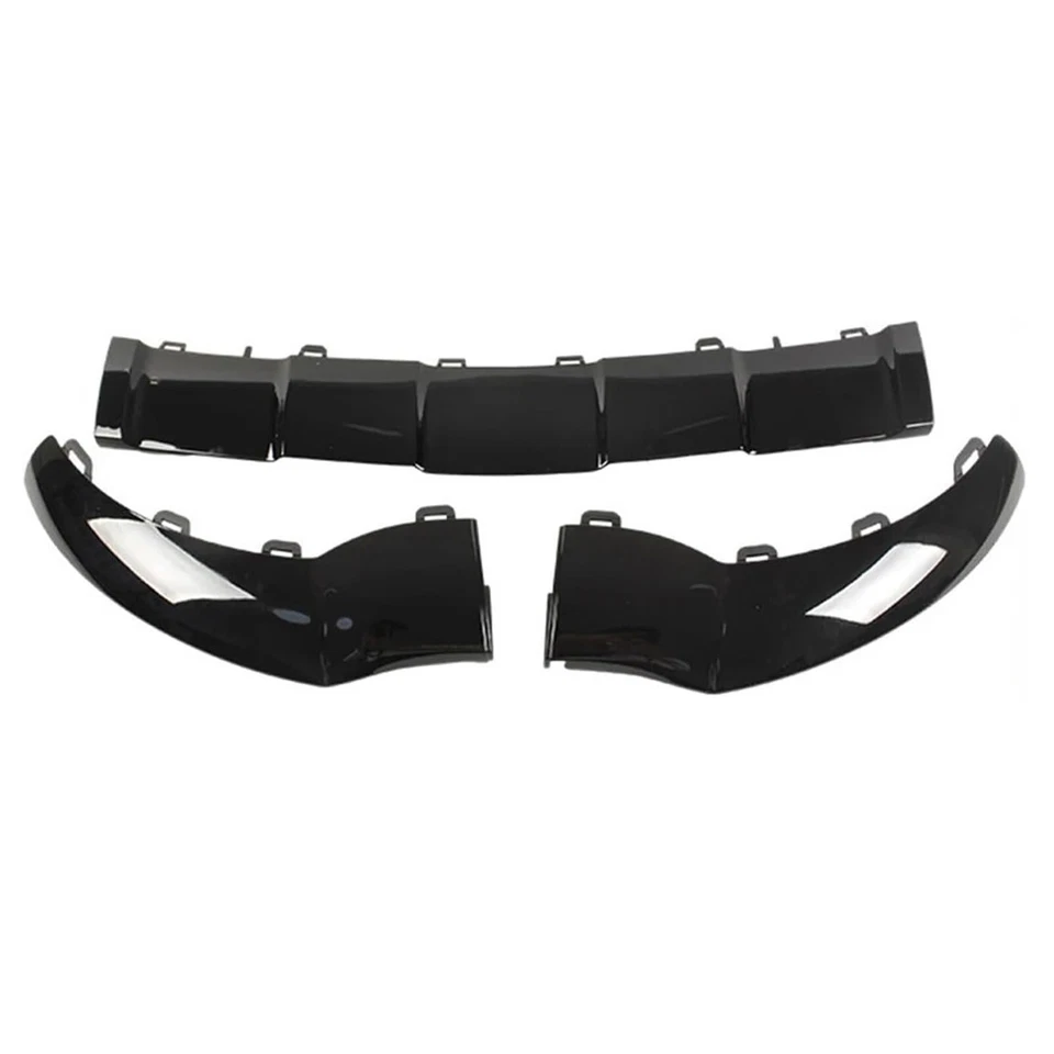 Parachoques delantero moldeado labio negro para Mercedes Benz W292 GLE350 GLS550 16-2019 Foto 3 de 4