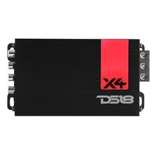 DS18 X4 Ultra Compact Class D 4-Channel Car Amplifier 1320 Watts Max