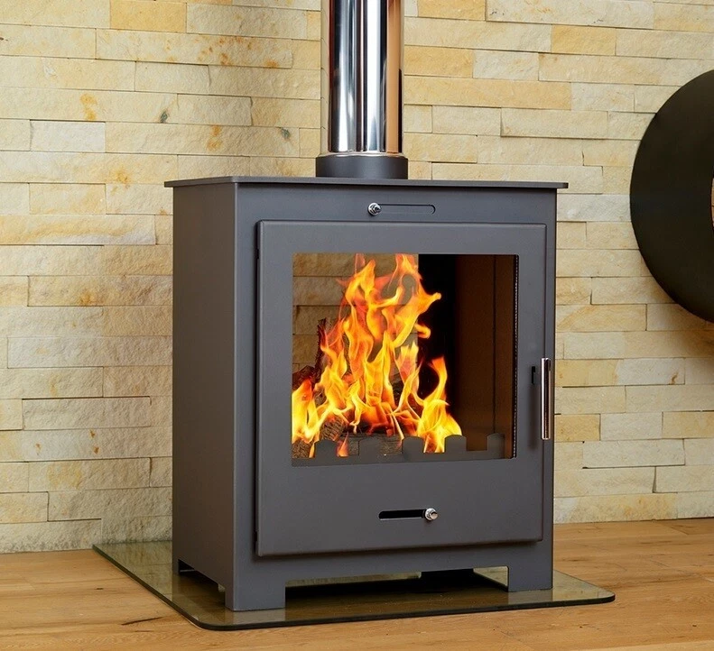 Wood Burning Stove DOUBLE SIDED 11kw Heating Power BlmSchV-2 ECO DESIGN  BRITA | eBay