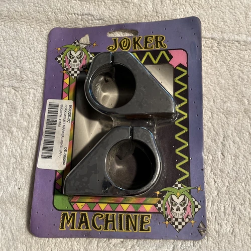 Joker Machine Fork Mount Marker Lights Blinkers 41MM Smooth