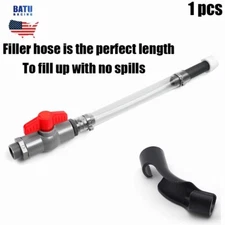 14inch VP Racing Fuels 5 Gallon Square Utility Jug+Deluxe Fill Hose Black/Red