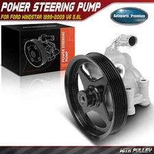 Power Steering Pump with Pulley for Ford Windstar 1999-2003 V6 3.8L 5F2Z3A733AA