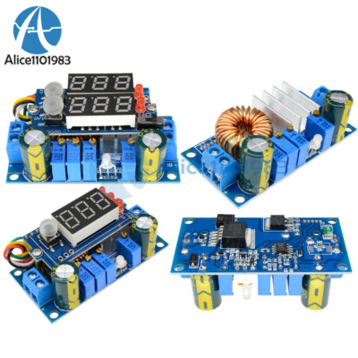 5a Cc Cv Mppt Solar Panel Controller Charging Module Led Dc Dc Step Down Display Ebay