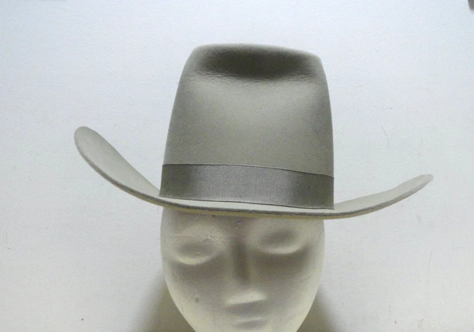 复古 Stetson Resistol 帽子 Silverbelly Self Conforming 尺寸 7 EX 阅读 70 年代 — 第 4/4 张图片