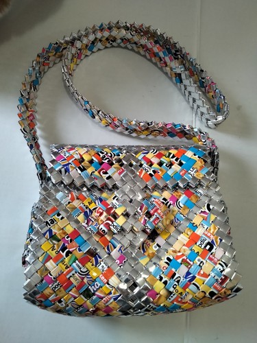 Recycled Shoulder Bag Multicolor