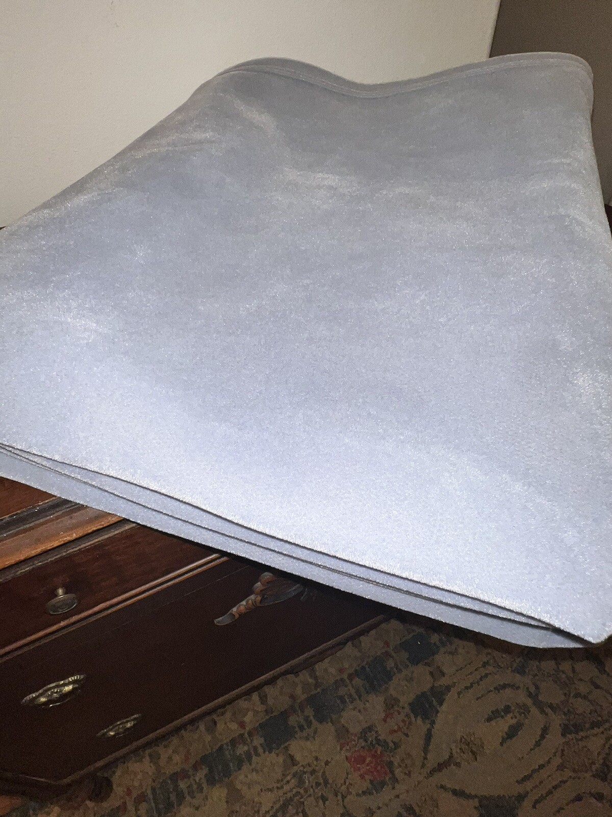 Vintage Vellux Pale Blue Blanket West Point Home Inc 88” X 91” eBay