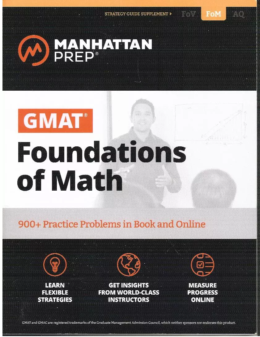 Kaplan GMAT Math Workbook (Kaplan Test Prep)