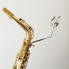 10x Silver Marching Lyre Sheet Music Clip Holder Square Socket for Saxophone