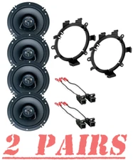 Cerwin Vega Front.Rear 300W Speaker for 1999-2006 Silverado Crew Cab 4 DOOR ONLY