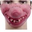 thumbnail 5 - Half Face Comedy Funny People Face Mask Stag Fancy Party Masks Masquerade FI