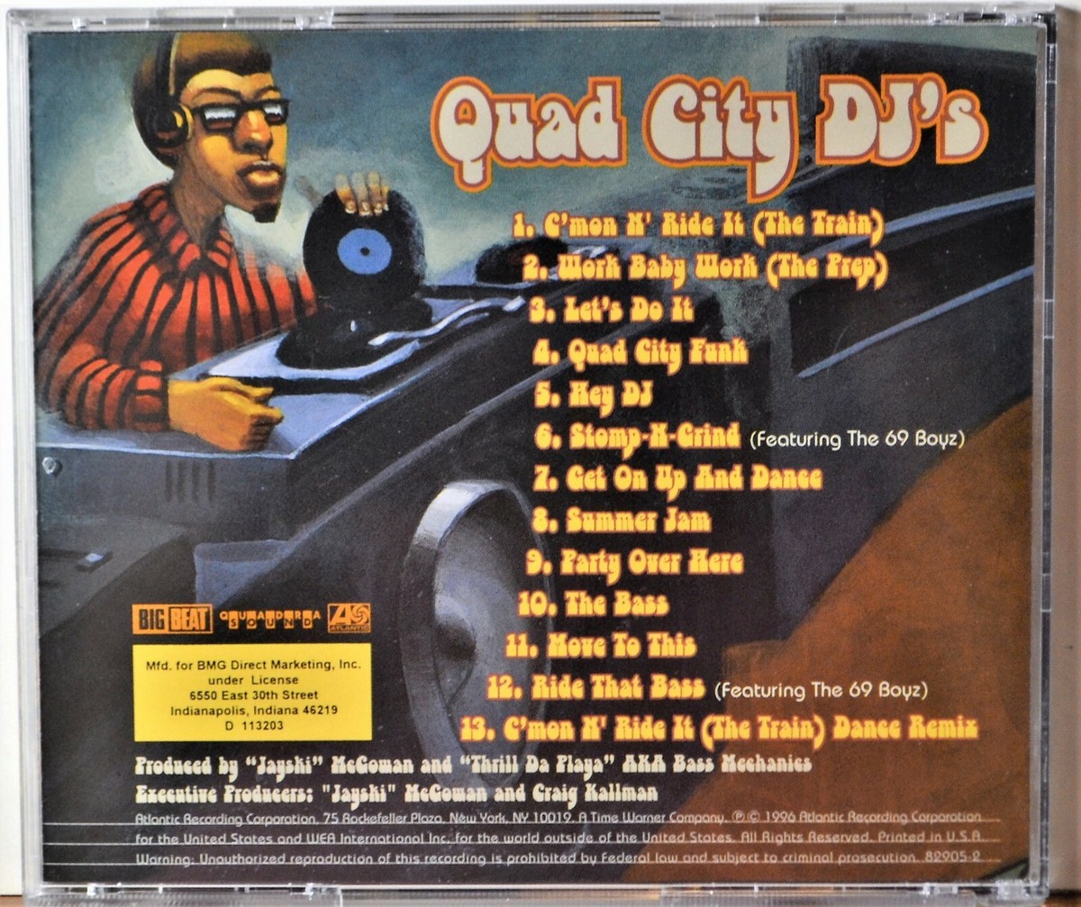 CD Quad City DJ's Get on Up and Dance - C'mon N Ride It Train