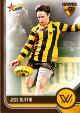 2023 HAWTHORN HAWKS AFLW Card JESS DUFFIN Footy Stars