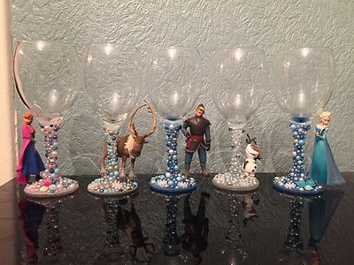 frozen glitter glasses