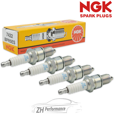 4x NGK 7422 BPR5ES Zündkerze für Mitsubishi Nissan Opel Renault Suzuki Honda