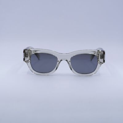 Saint Laurent SL573 003 Transparent Beige/Silver Mirror 49-21-145