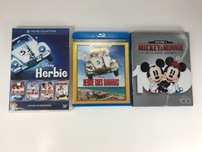Herbie 4 Movie Collection DVD, Mickey  Minnie Vol 1,  Goes Bananas Blu-ray Lot