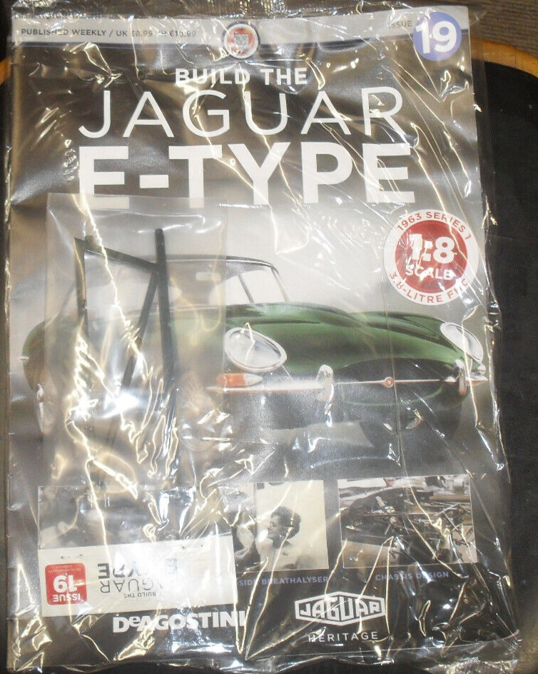 NEW DEAGOSTINI issue 19 BUILD THE JAGUAR    SEALED BAG