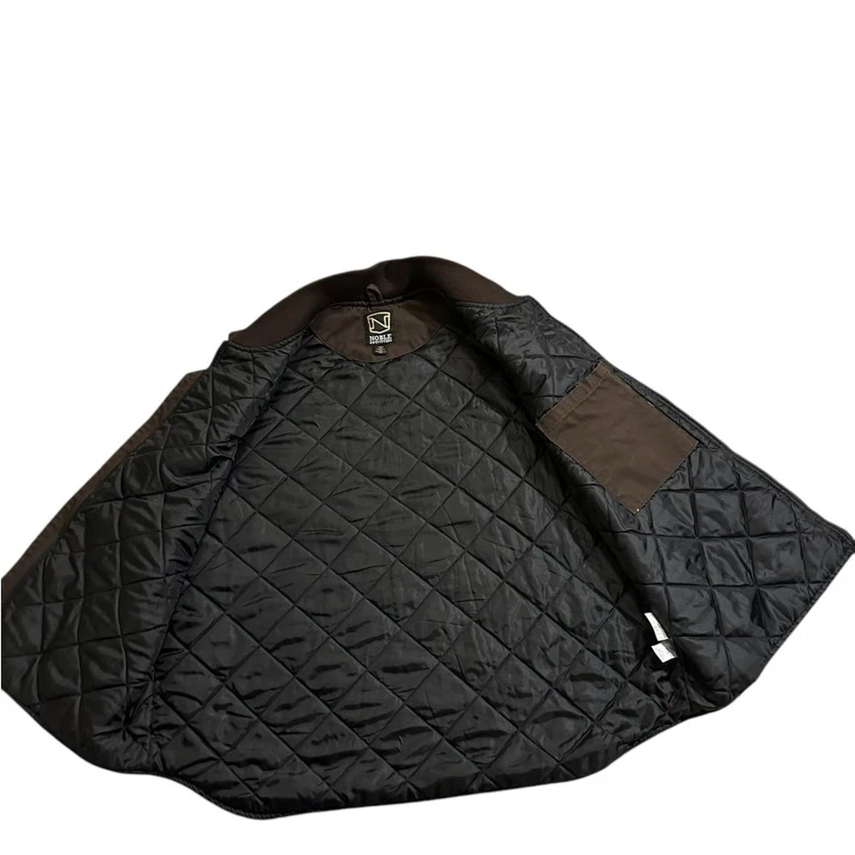 Chaleco de trabajo de lona noble para hombre talla 2XL color marrón Foto 3 de 4