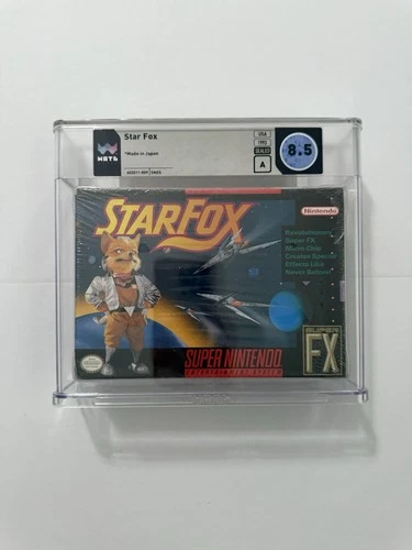 WATA 8.5 A STAR FOX SUPER NINTENDO SNES New Sealed