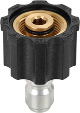 Pressure Washer Adapter, M22 Female To 3/8'' Quick Connect Plug, Power Washer...