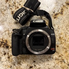 Canon EOS Digital Rebel XTi/EOS 400D 10.1MP Digital SLR Camera. Body ONLY. WORKS