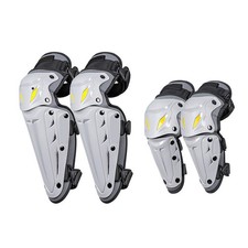 4pcs Knee And Elbow Guards Shin Protector Pads Motorcycle Riding Pr RLYZ