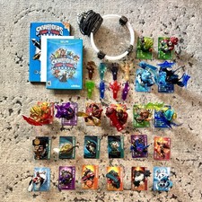 Skylanders Trap Team Nintendo Wii U Lot of 30 Figures, Cards, Stickers, etc 