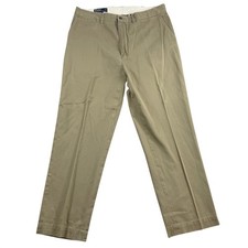 Polo Ralph Lauren Prospect Pant Mens 36x30 Khaki Cotton Chino Straight Leg Vtg