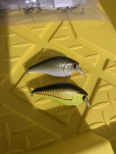 Lucky Craft 1.5 Copper Green Shad & Copper Perch Rare 