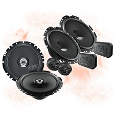 HERTZ 16,5cm Front/Heck Auto Lautsprecher Komplett-SET für LAND ROVER