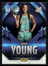 2026 Panini Instant Unrivaled Jackie Young STUDIO STARS 1/180 SP Laces BC #6