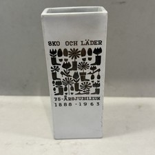 Vase - Stig Lindberg - Gustavsberg - Karneval. 7.09" x 2.76" x 1.77"/18 x7x4 cm